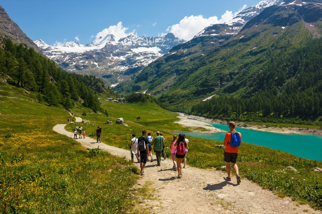 vacances à la montagne en été