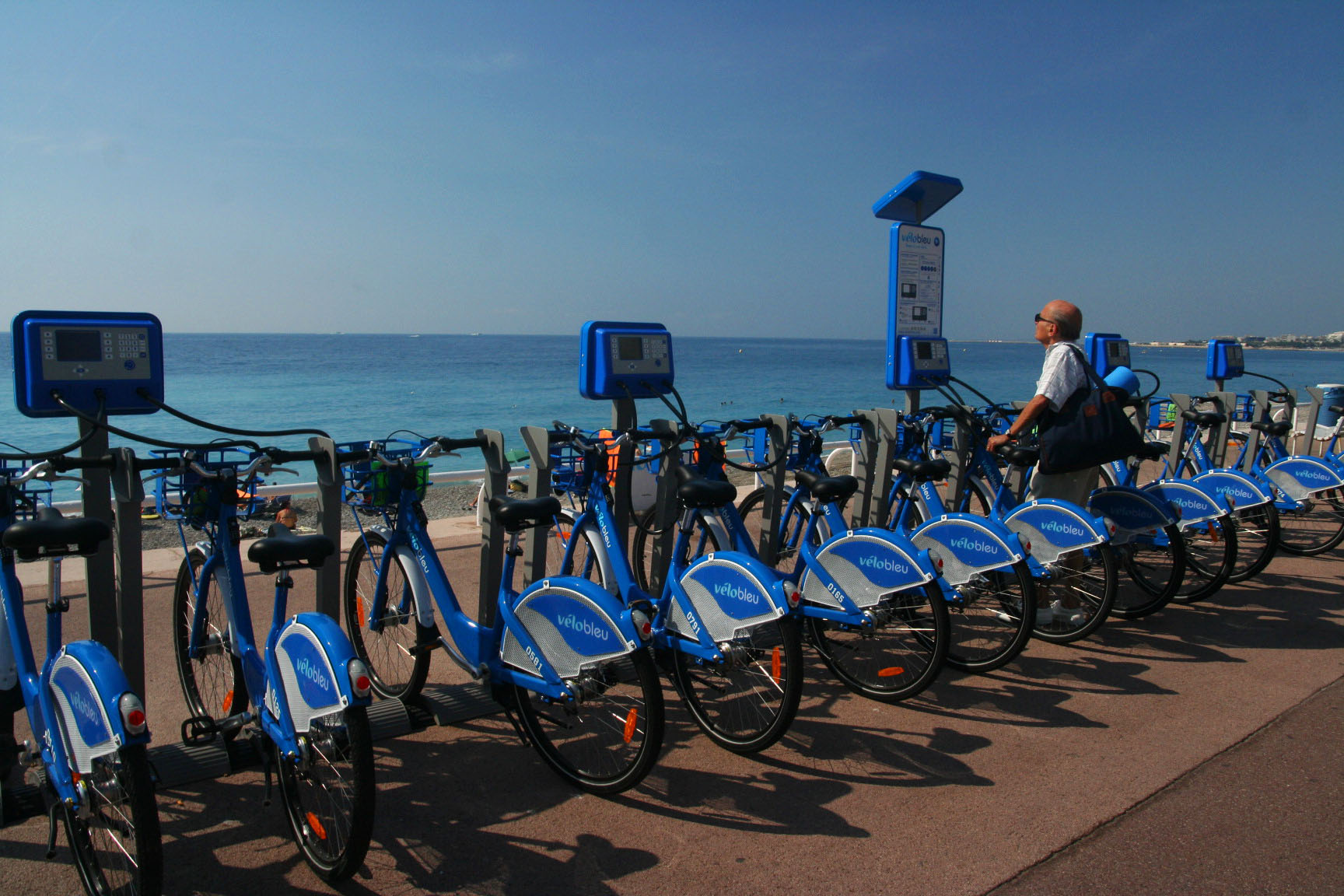 Le vélo bleu à Nice