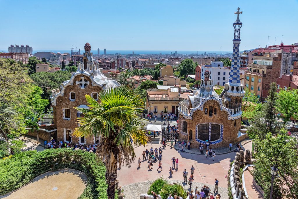 Barcelone_-_Parc_Güell_-_Entrée