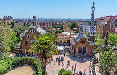 Barcelone_-_Parc_Güell_-_Entrée