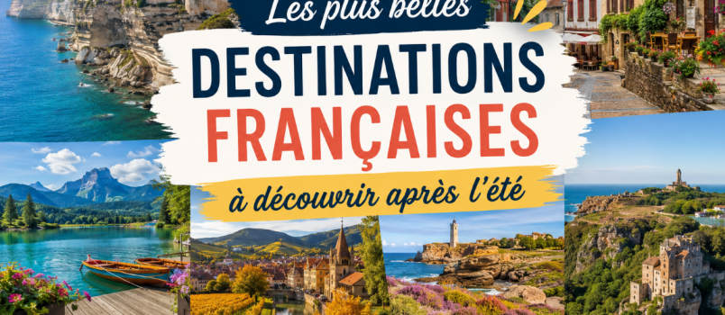 Les plus belles destinations françaises apres l'été
