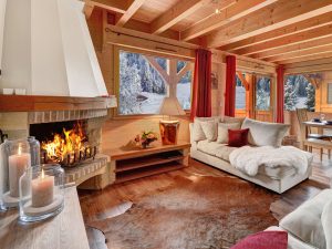 Intérieur cosy avec espace et confort - chalet au ski