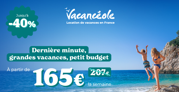 Jusqu�� - 40 % sur vos vacances