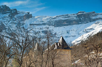 Cirque de Gavarnie en hiver 